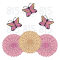 Butterflies and Mums Pocket