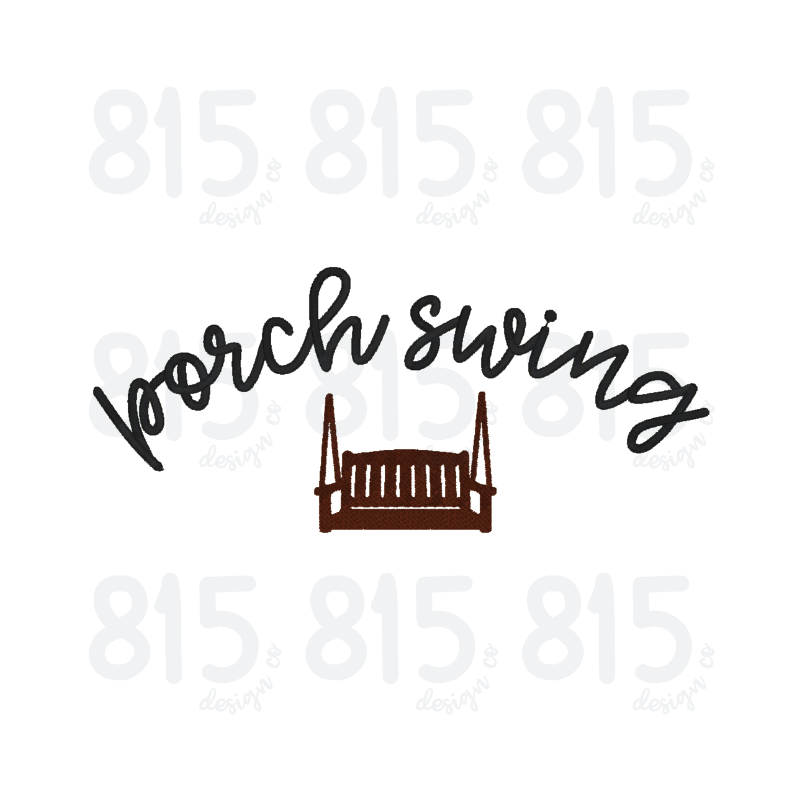 Blank Porch Swing