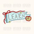 Bow Learn Applique