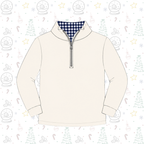 ADULTS Gingham Collared 1/4 Zips Pre-Order