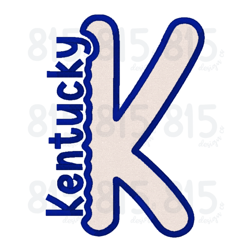 K Kentucky Applique